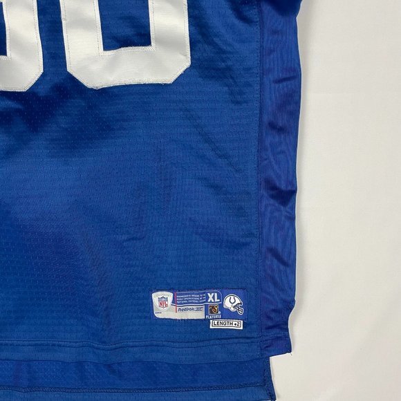 Marvin Harrison Indianapolis Colts Reebok Stitch Jersey Blue Women's Size XL 88 - Picture 5 of 11